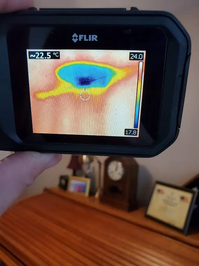 Thermal imaging inspection for water damage in Wakefield
